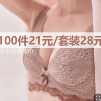 轻奢内衣女无钢圈花边蕾丝性感文胸加厚小胸调整聚拢上托胸罩直供图1