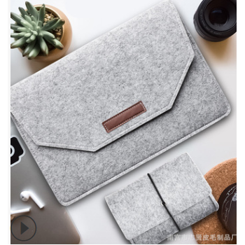 厂家直销毛毡电脑包 欧美时尚笔记本电脑包 平板保护套 可加印log