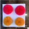 厂家供应整皮皮草狐狸毛球10CM----15CM狐狸毛球挂件手工材质
