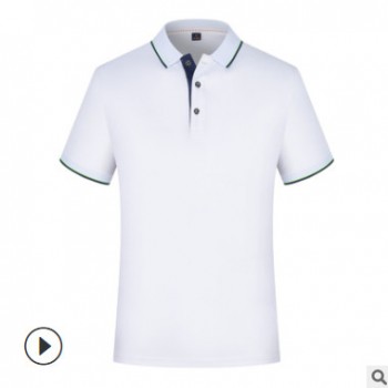 夏季酷派丝POLO衫男士可定制 工作服短袖翻领夏季宽松保罗T恤工装图1
