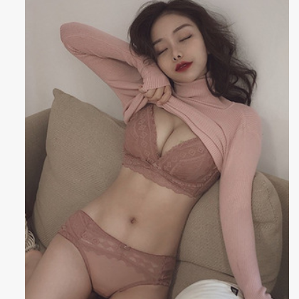 2020新款内衣少女小胸聚拢加厚款无钢圈性感文胸收副乳调整型胸罩图3
