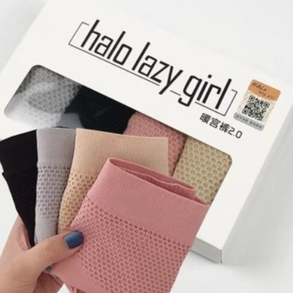 厂家新款创意蜂巢内裤女收腹无痕提臀透气内裤蕾丝边弹力三角裤图3