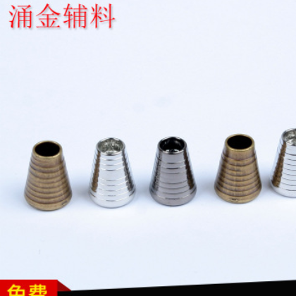 电镀吊钟绳扣 塑料吊钟穿绳扣圆柱DIY服装衣帽扣子图2