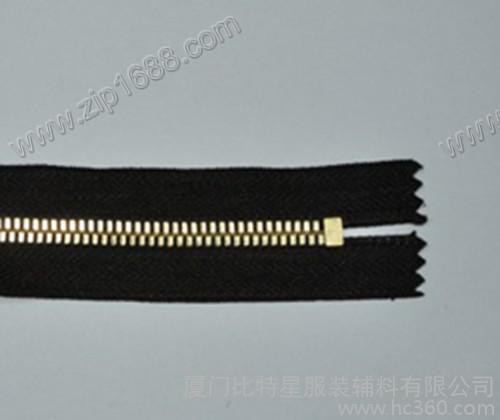 义乌拉链厂5#金属闭口黑色牛仔裤拉链 服装辅料 环保固色