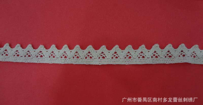 供应多彩D0276厂价直销 花边手工服装辅料 棉线图1