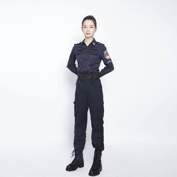 2021年款 保安工作服 安检服定制  作训服 安保制服 工作服 免费设计打版图1