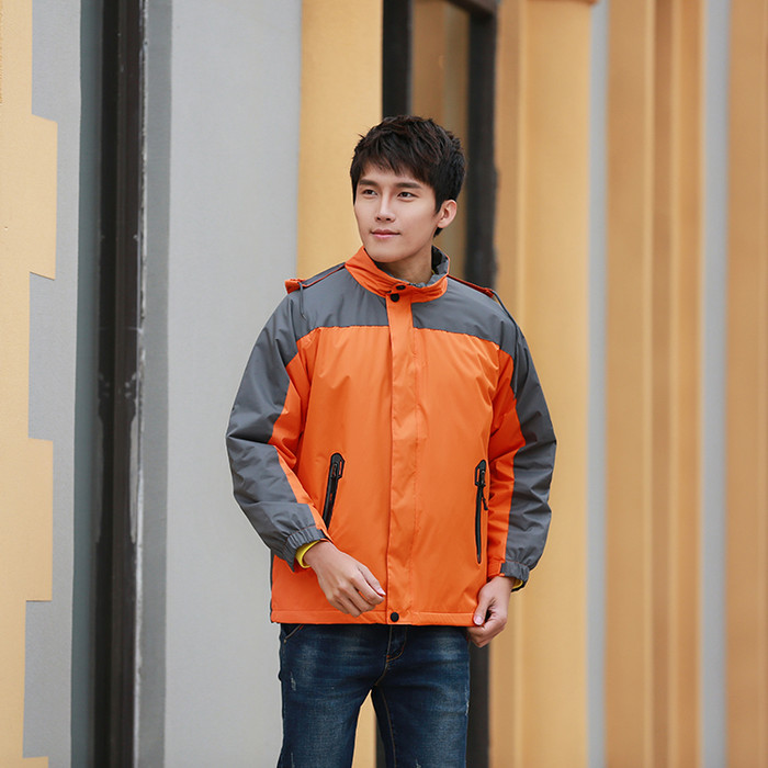 和标服装 秋冬加厚外套摇粒绒冲锋衣防寒保暖定制工作服户外运动服图1