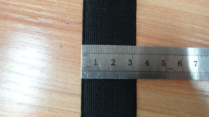 现货供应35mm3.5CM厘米公分黑色白色丝光无梭机松紧带服装辅料鞋材辅料**可来样定做18038108266宋小姐