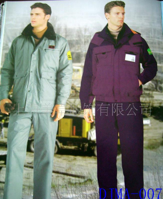 上海工作服定做 松江工作服 冬季涤棉工作服订做图1