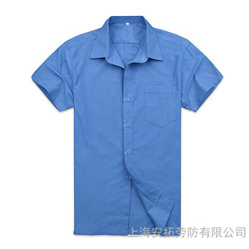 短袖工作服夏装工作服劳保工作服超薄夏装工作服图1