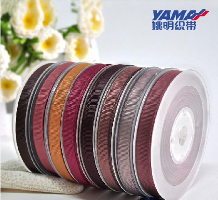 姚明织带缎带绸带丝带 罗纹 衣领服装辅料 服装diy 辅料38mm 礼品包装材料 棕色系81图1