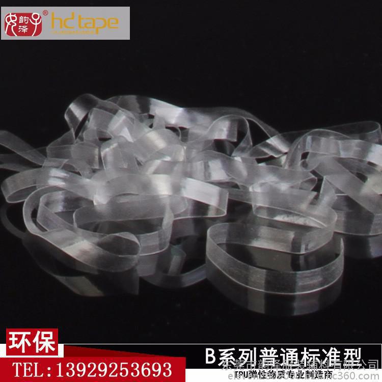 HD TAPEHD-BTPU透明磨砂带 TPU磨砂透明包边带 针织服装辅料图1