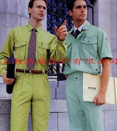 供应春季工作服  夏季衬衫工作服 短袖工作服图1