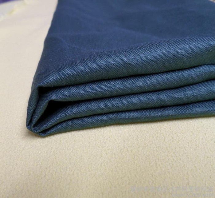 175克 棉麻混纺布 瑜伽服面料 夏季透气薄款棉麻 竹节布图1