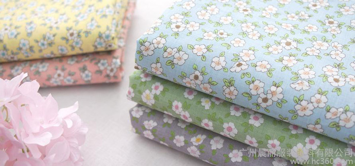供应服装布料 棉麻印花30支厚度图1