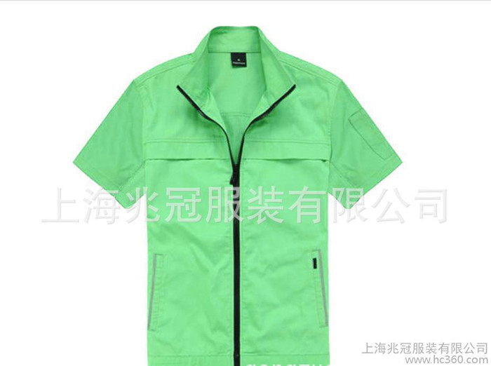 定制春秋长袖工作服 车间主任工作服上海松江工作服定做图1