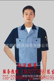 【厂家订做工作服】定做夏装工作服 时尚工作服 工衣 厂服图1