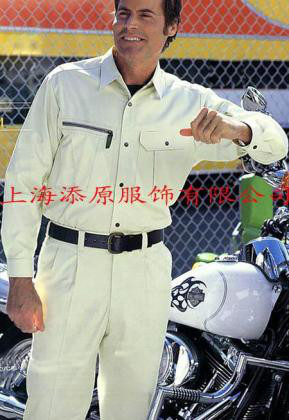 供应全棉短袖工作服 夏季工作服 短袖工作服定做图1