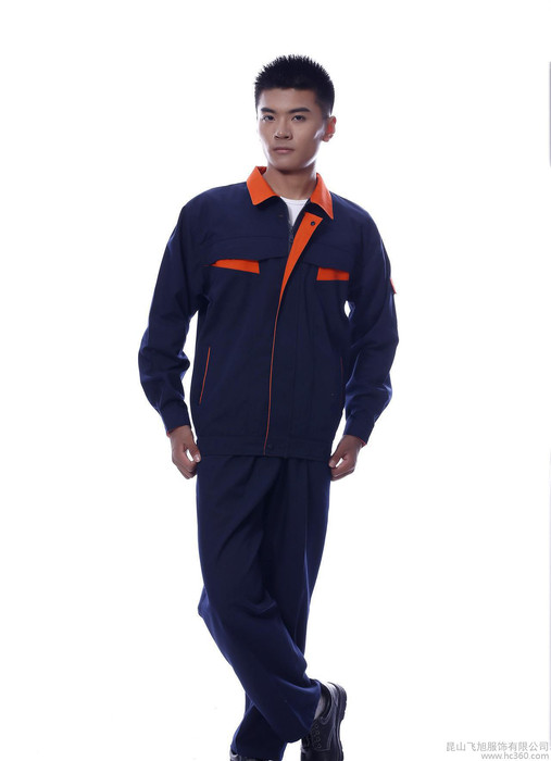 昆山定做工作服 昆山工作服定制厂家 劳保服 车间工人工作服图1