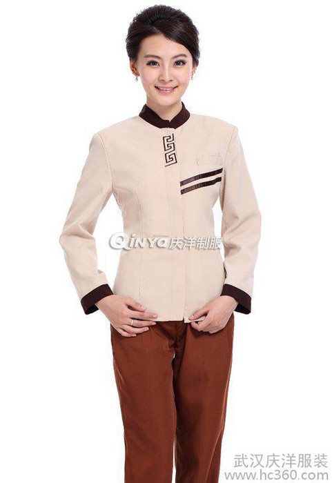 供应武汉酒店工作服招标 经理工作服定做  工作服图片 武汉庆洋图1