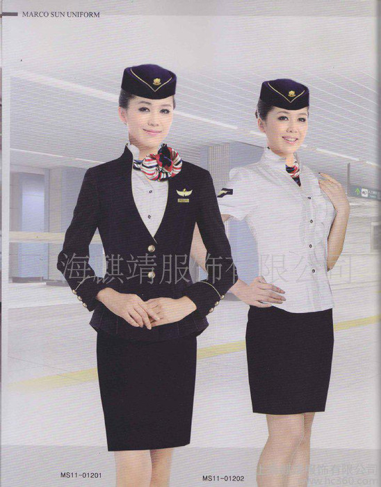 工作服定做 酒店工作服 职业装制服工作 空姐制服图1