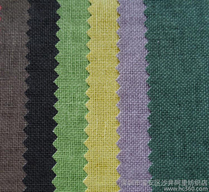 涂层麻 亚麻棉涂层 7*7 服装西装面料 210g 夏季图1