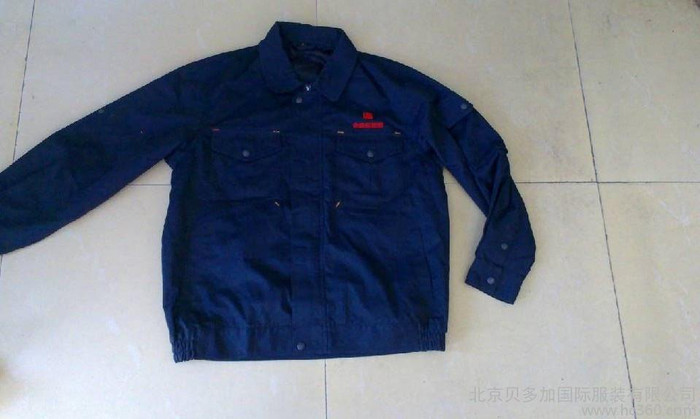 供应外贸防静电工作服加工订做生产/北京工作服定做阻燃工作服/贝多加外贸服装公司