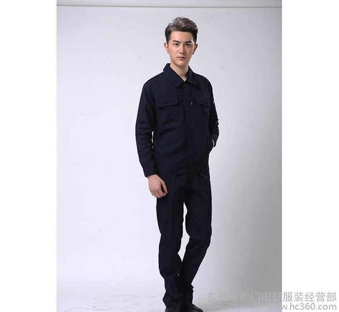 春秋季长袖工作服套装男劳保工作服 车间工作服机械维修工衣厂服图1