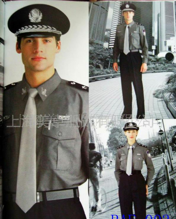 上海工作服 松江工作服 保安服  门卫服 物业制服BAF-0图1
