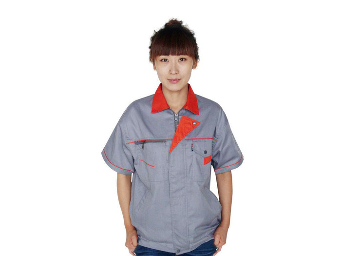 青青服装厂家 定做夏季**吸汗透气工作服 春秋工作服 劳保服 制服 其他套装 工作服定做