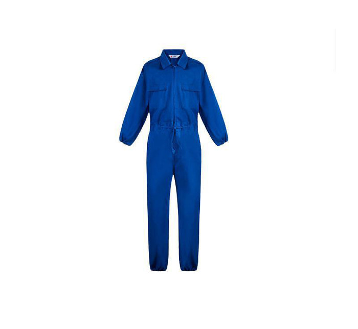**连体工作服 厂房车间连体密封防护防寒蓝色工作服套装