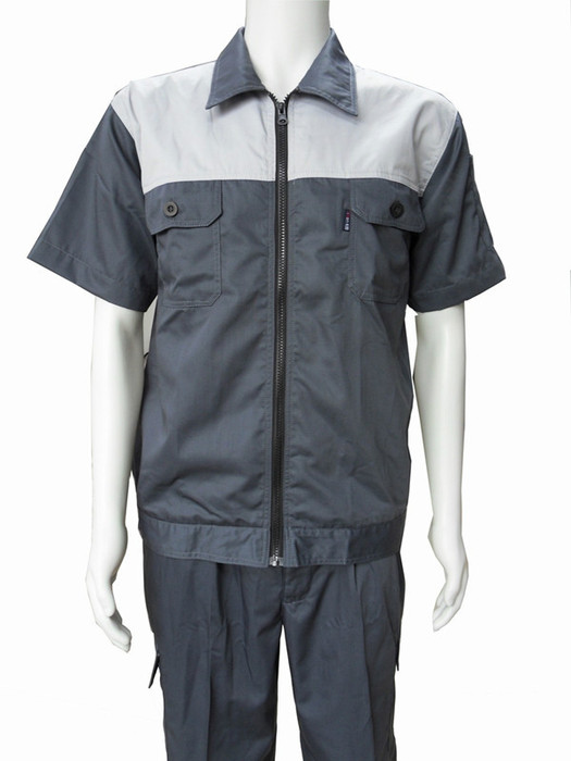 海珠赤沙工作服定制  夏季夹克衫定做  员工工作服定制批发 定制工作厂服图1