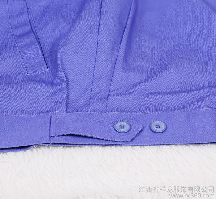 长袖工作服套装 厚型涤卡单层长袖厂服电焊汽修工作服春秋工程服图1