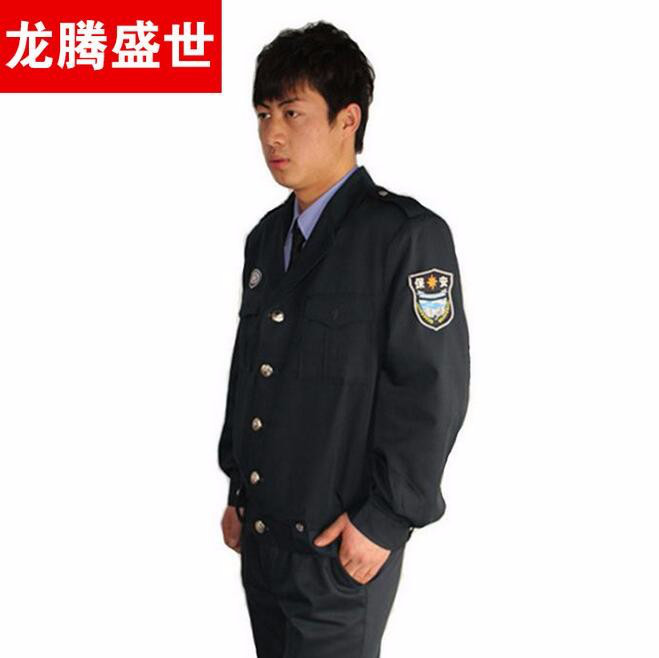 新49 新式劳保服饰工作服制服 军绿保安工作服 保安夹克 保安套装
