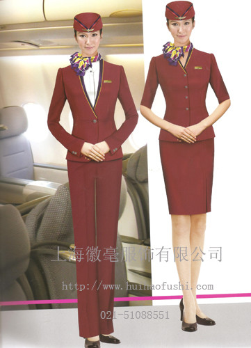 供应空姐服定做厂家|职业装|工作服图1