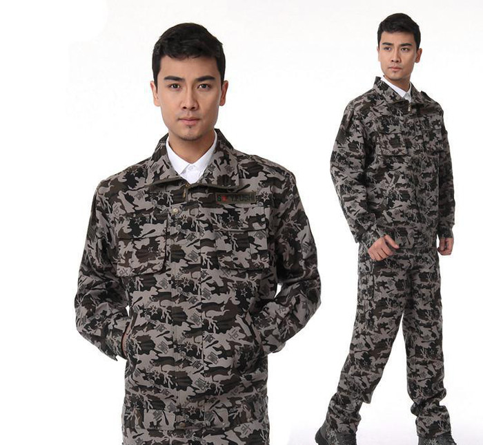 昌圣060帽徽外军迷彩工作服套装耐磨户外拓展休闲工作劳动服图1