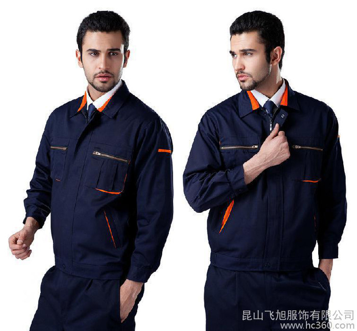 直销新款短袖工作服 夏季工程服 厂服 定做工衣 劳保服图1
