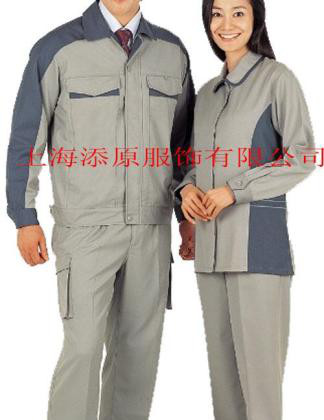 供应劳防用品工作服  长袖劳保服   上海劳保服订做图1