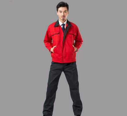 订做工作服 帆布面料工衣 电焊服图1