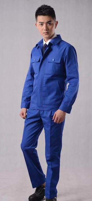 现货2015新款秋装工作服普通工装长袖图1