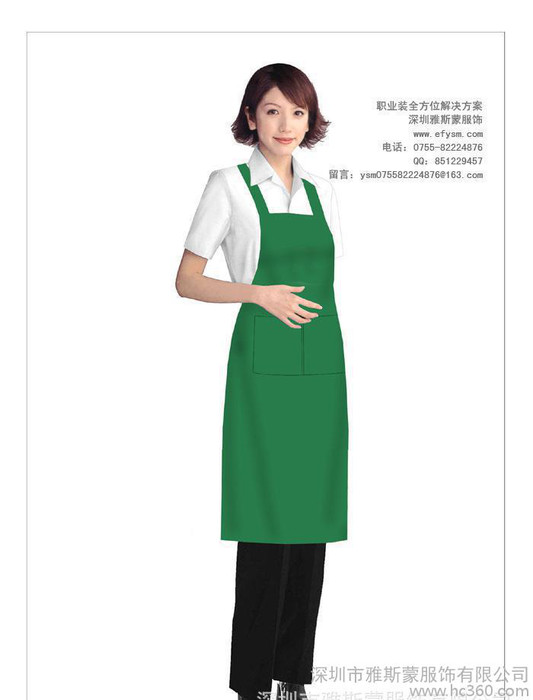 服务员制服套装 厨师服经典版型 专业定做工作服 制服图1