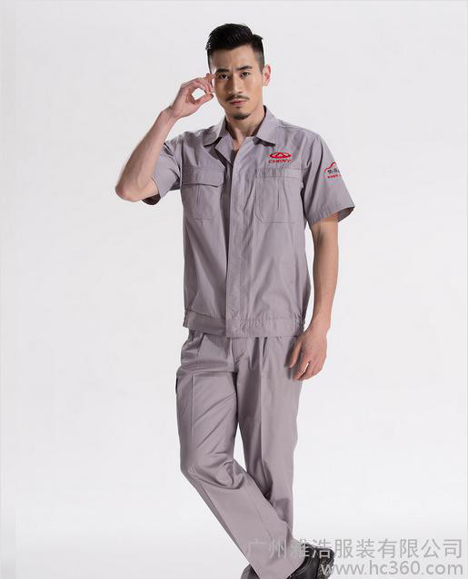 现货订制奇瑞汽车4S店售后维修车间短袖工作服工程服夏装新款图1