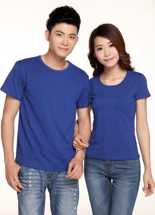 定制短袖纯棉工作服T恤定做学生班服翻领POLO广告衫可印字印logo图1