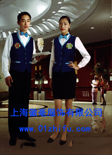 供应徽毫专业订做酒店工作服图1