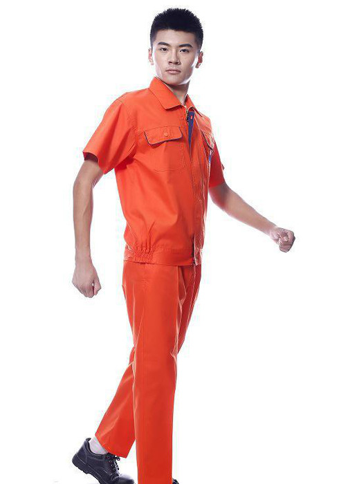 夏季短袖 直销定做工作服 工厂制服订做 车间服劳保服装套装