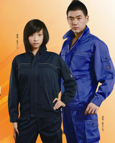 冀凤龙6011-27防酸防静电工作服图1