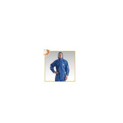 3M4530+蓝色带帽连体防护服/防静电工作服/防颗粒物服