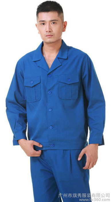 供应秀夏装工作服 套装  短袖工服图1