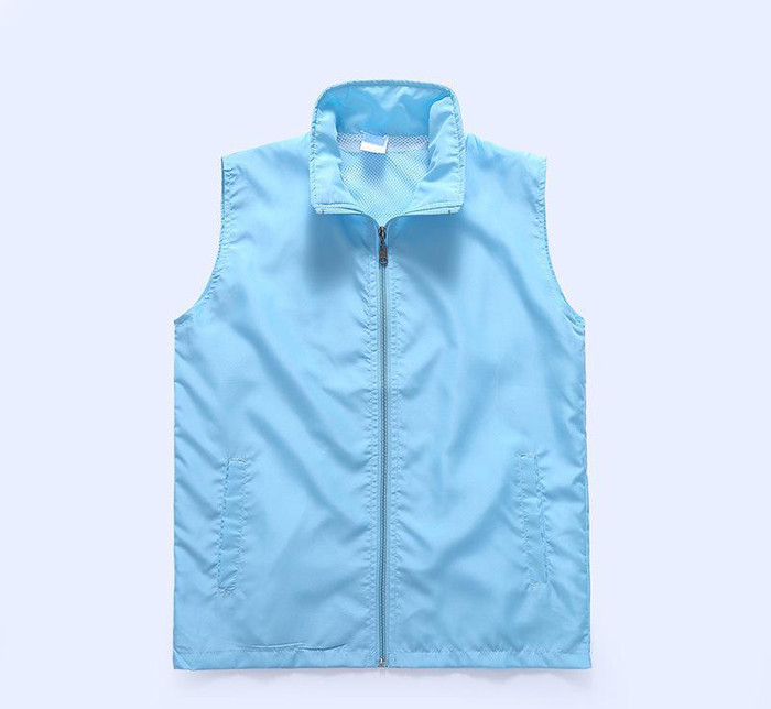 广告马甲定制logo义工志愿者女士背心定做超市工作服红色直销图1