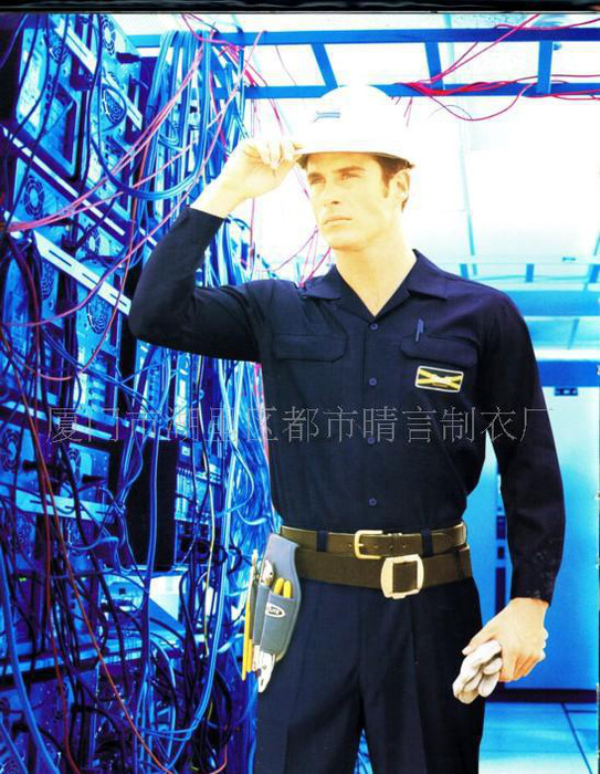 服装加工厂来图来样设计定做普通工装 厂服 男女工作服定做图1